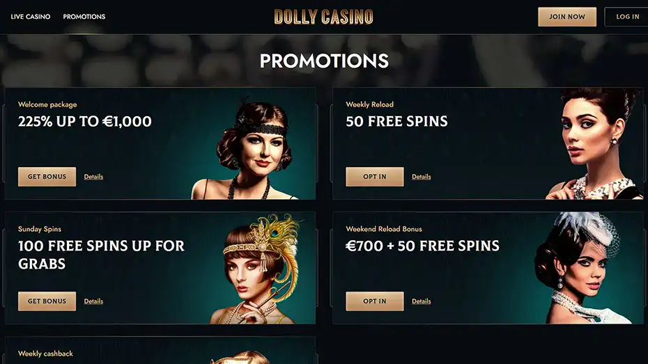 Dolly Casino Bonus