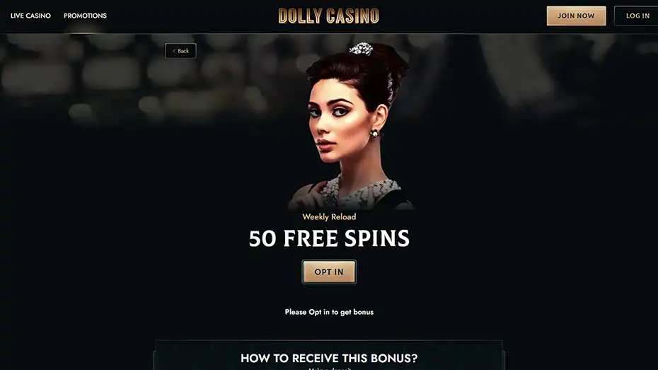 Dolly Casino Freespins